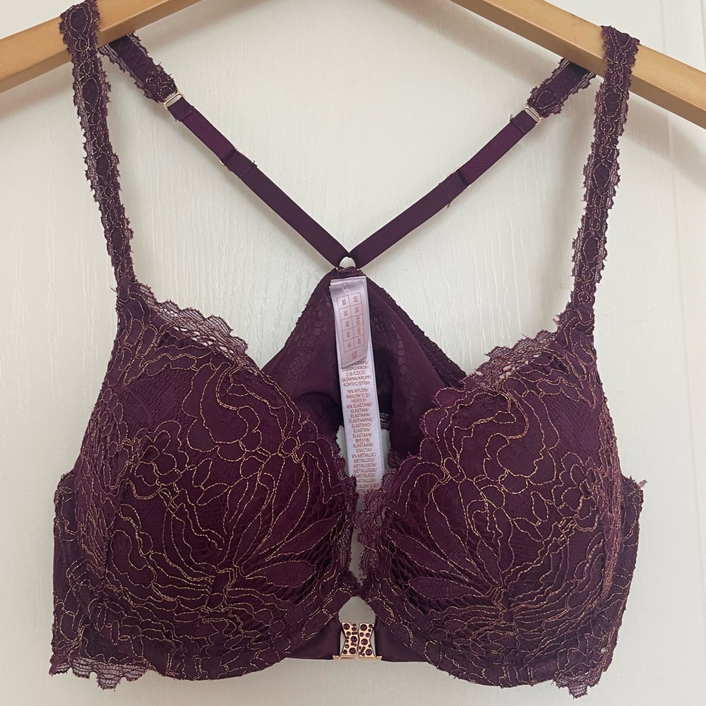 FENTY Romantic Corded Lace Push-Up Bra- 36B